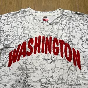 Vintage 90s Washington State AOP Single Stitch T-shirt Men’s Sz Medium
